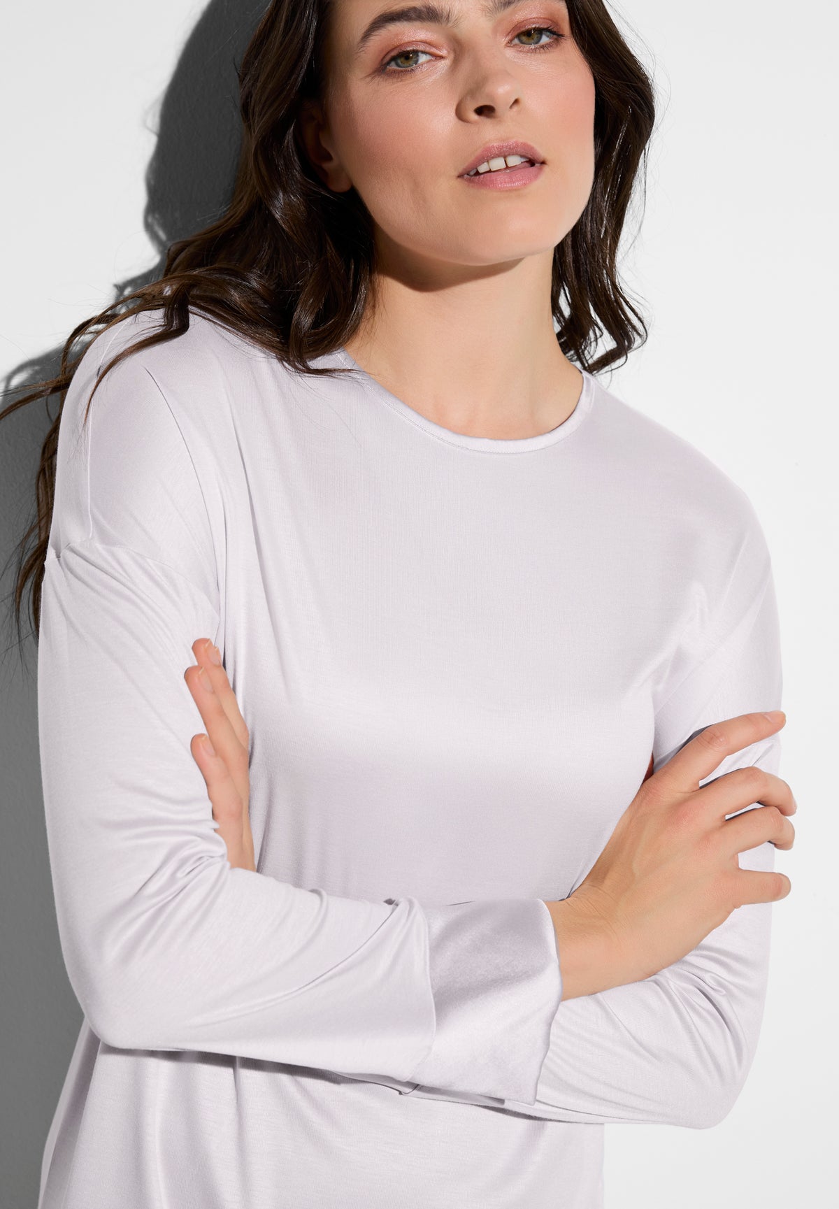 Silk Dreams | Sleepshirt long sleeve - lavender