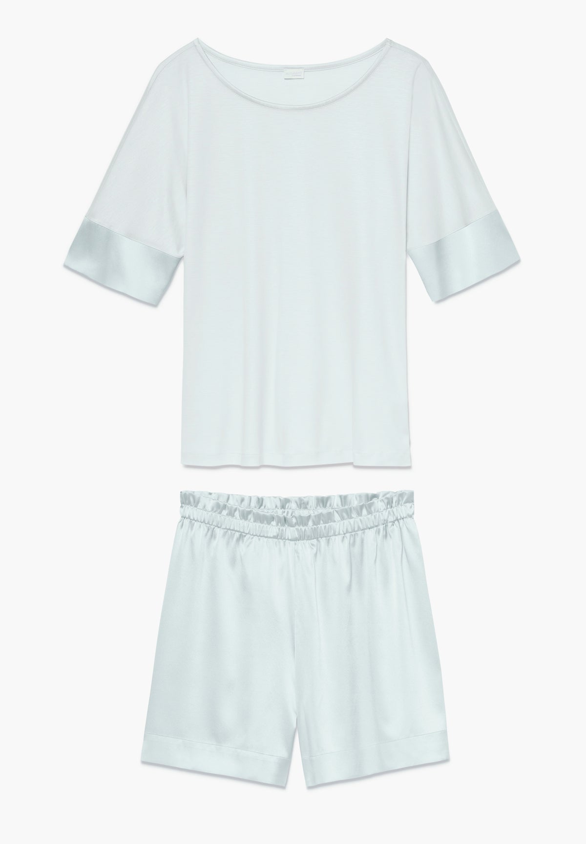 Silk Dreams | Short pyjamas - light blue