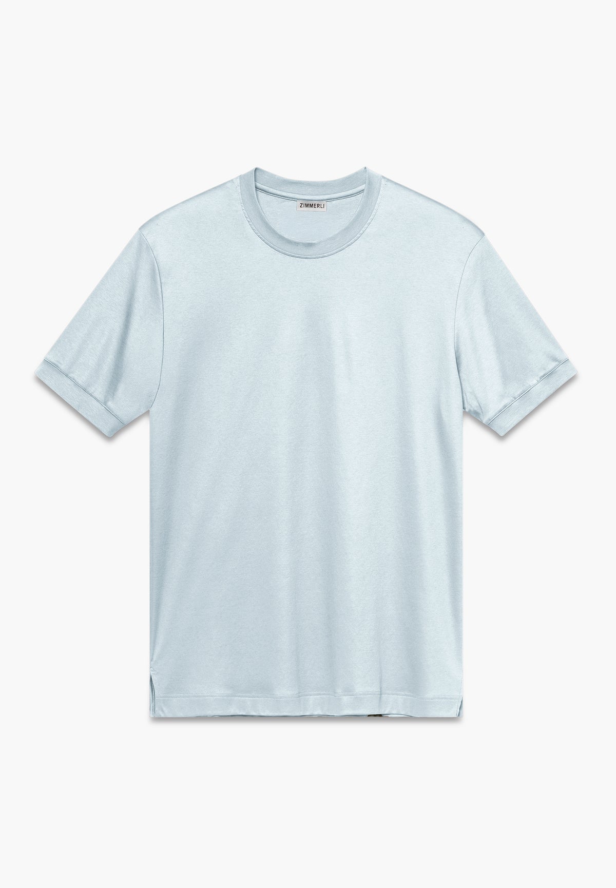 Sea Island | T-Shirt kurzarm, Swissmade Ready-to-Wear für Herren - morning blue