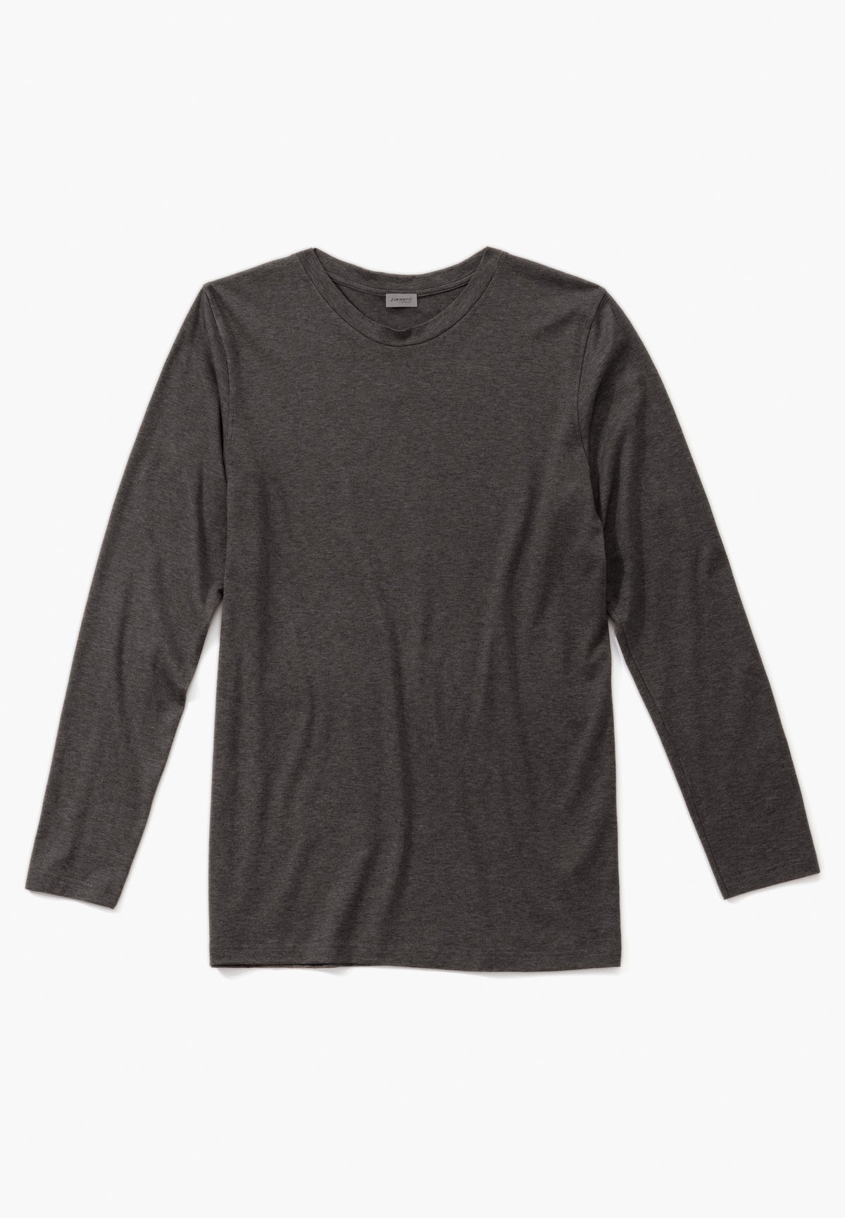 T-shirt manches longues en cachemire x coton - espresso