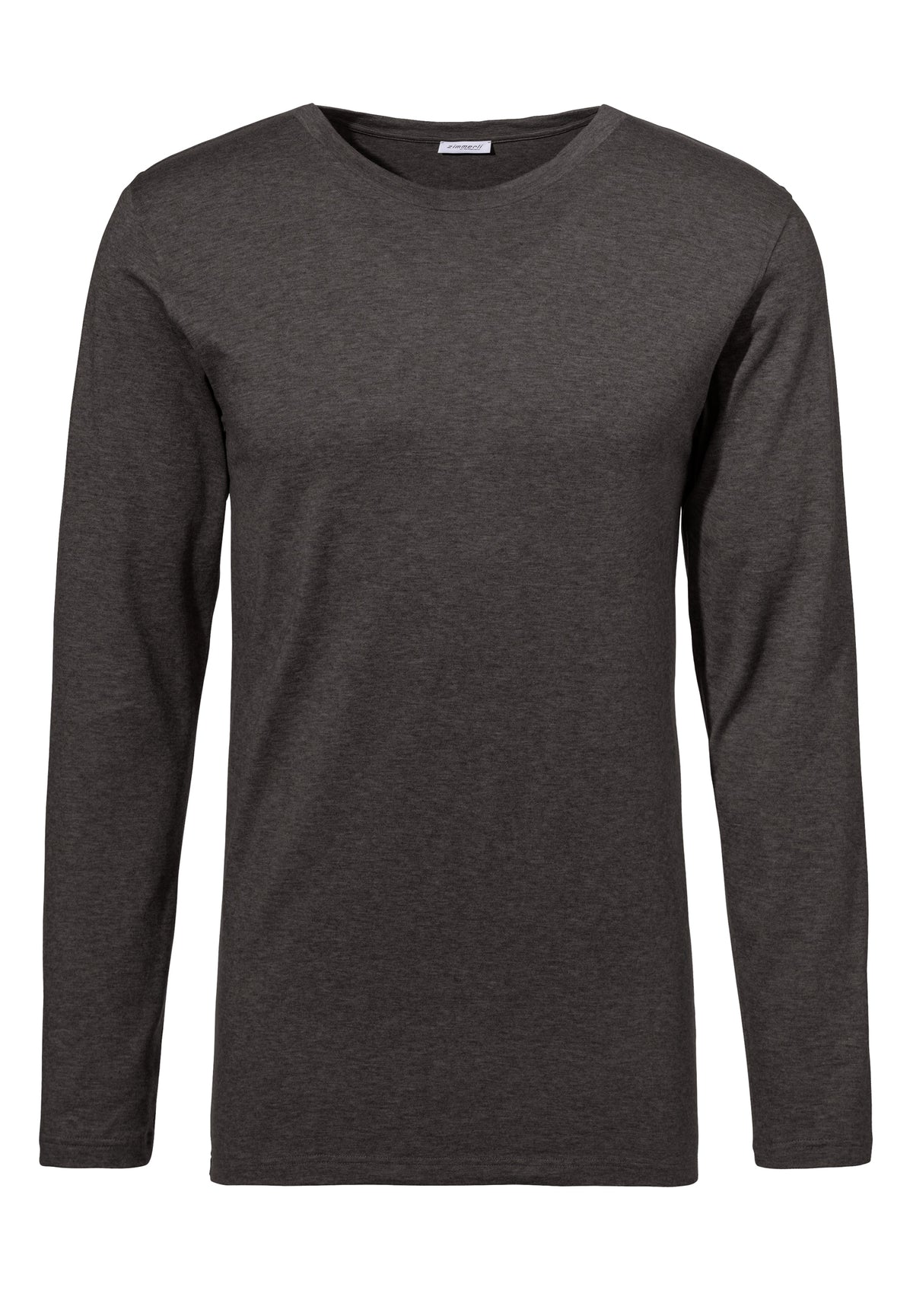 T-shirt manches longues en cachemire x coton - espresso