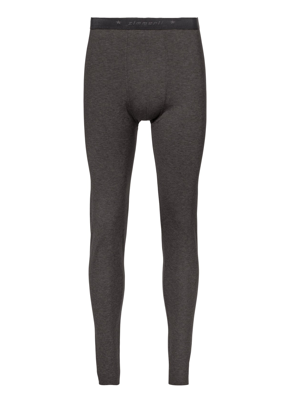 Long johns made from cashmere and cotton - espresso