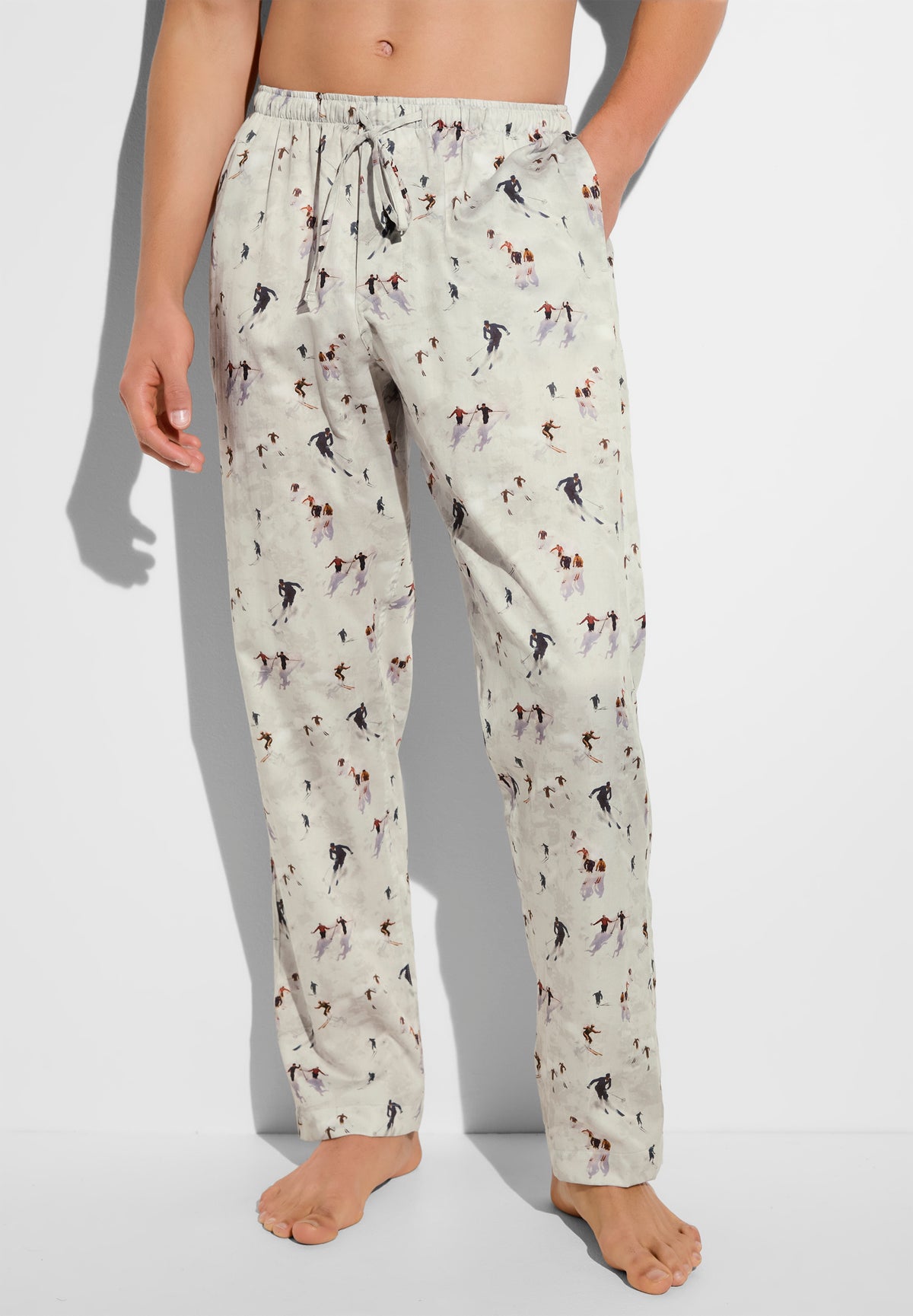 Onlineshop Special | Lange Sleep & Lounge Hose mit Ski Print