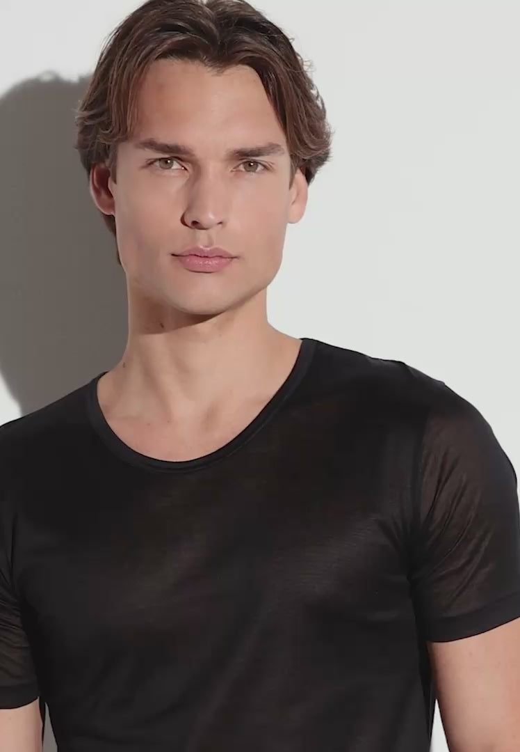Royal Classic | T-Shirt Short Sleeve, super fine - black
